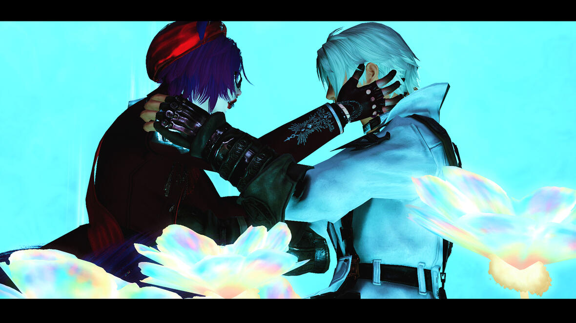 Kane & Thancred during Endwalker MSQ