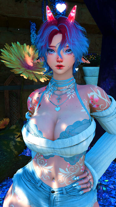 Self-Insert Au Ra (Wysteria)