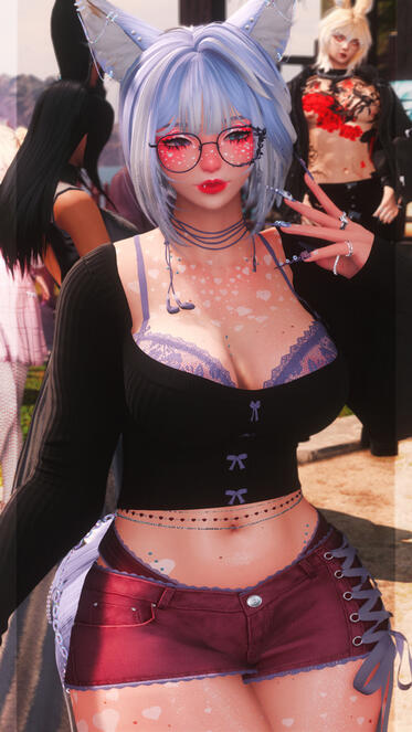 Self-Inset Miqo'te Alternate Appearance (Wysteria)